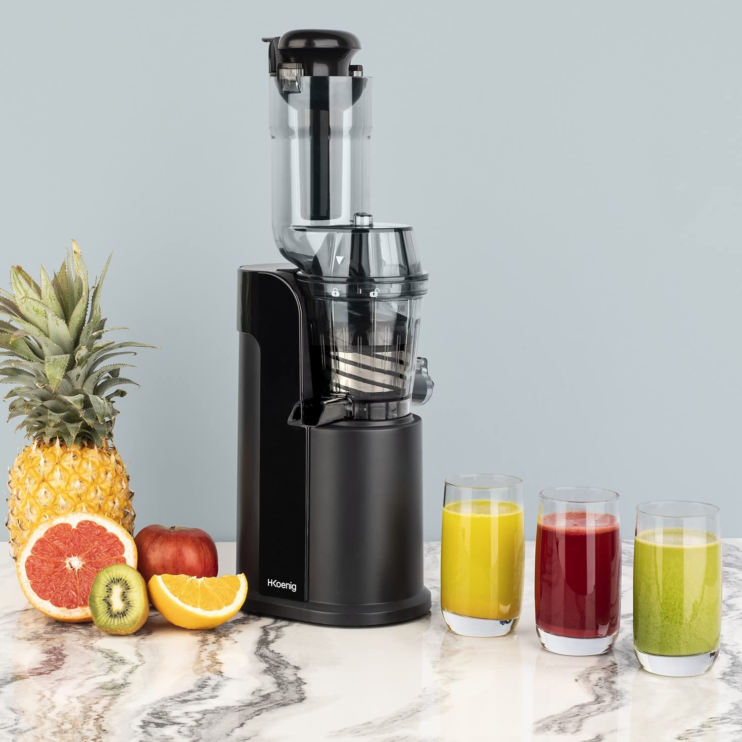 HKOENIG Wyciskarka Wolnoobrotowa 250W 0,8L Stal Nierdzewna BPA Free — miniatura 8