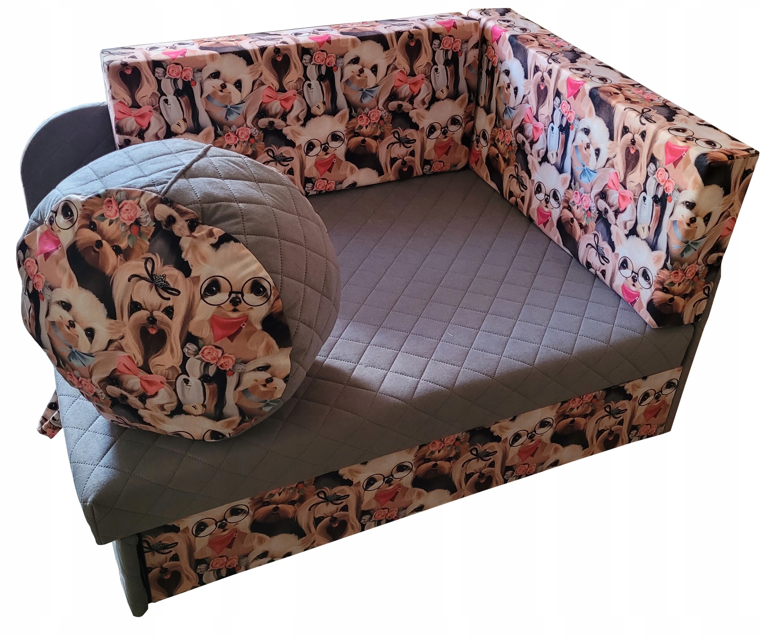 TAPCZANIK DZIECIĘCY KUBUŚ + PUFA narożnik PIKOWANY