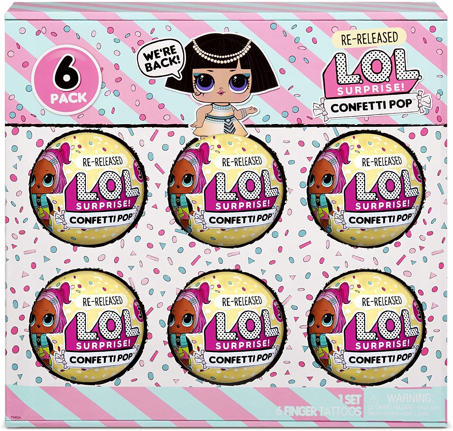 

L.o.l. Surprise Lol Confetti Kula 6-PAK Pharaoh