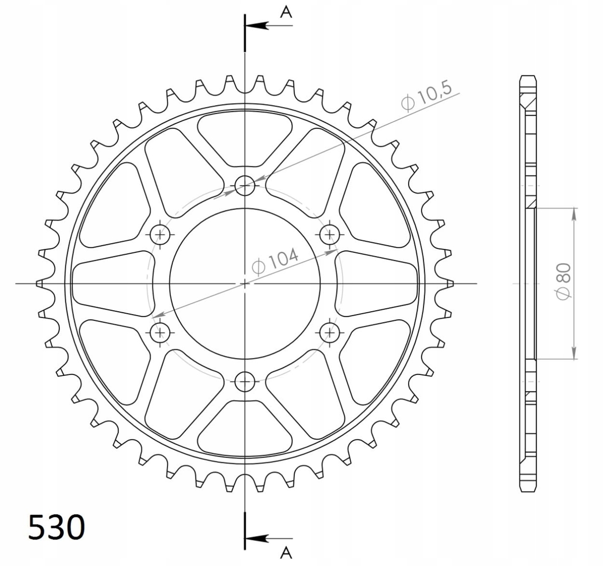 Zębatka SUPERSPROX KAWASAKI ZRX 1200 ZXR 750 Z 650 Producent Supersprox
