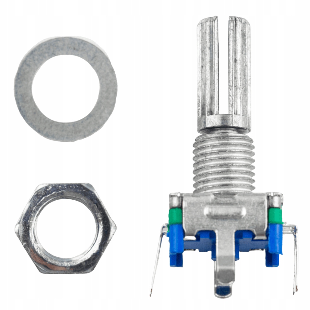 MSALAMON Enkoder obrotowy 20 mm z przyciskiem