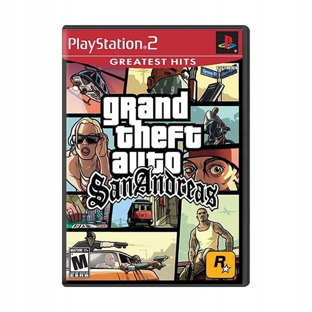 Grand Theft Auto San Andreas PlayStation 2 (PS2) pudełkowa