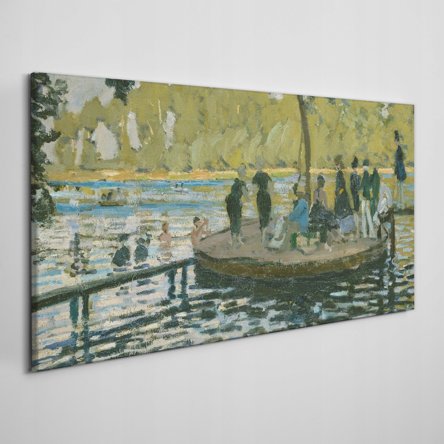 

Obraz na płótnie La grenouillère Monet 140x70 cm