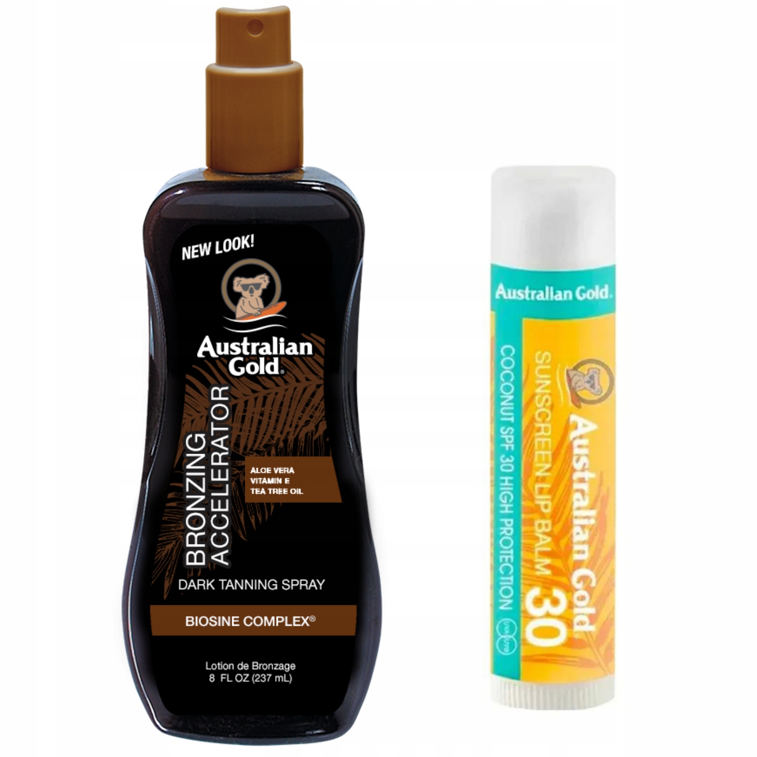 AUSTRALIAN GOLD SPRAY ACCELERATOR+POMADKA OCHRONNA