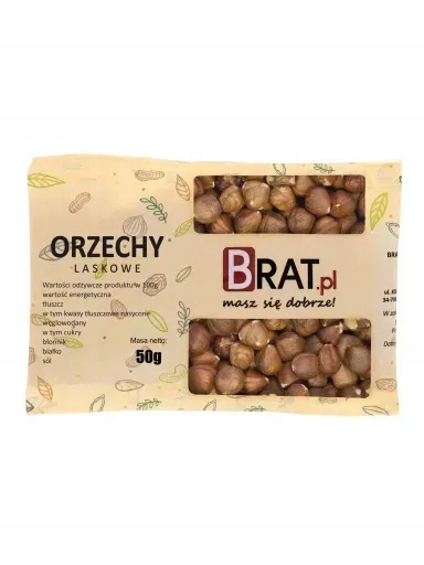 Levně 9 x Brat Lískové ořechy 50 g