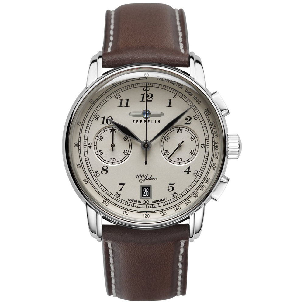 Pánské Hodinky Zeppelin 76746 hnědé