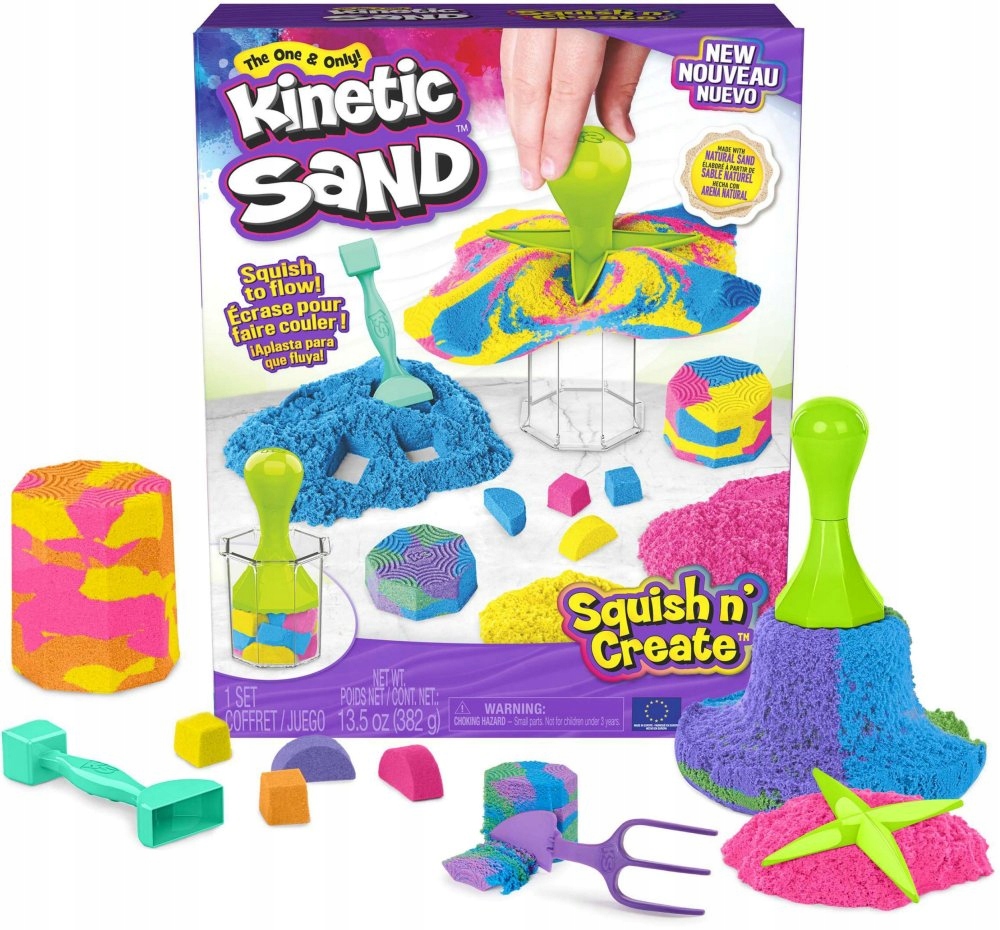 

Kinetic Piasek Kinetyczny Zestaw Squish N' Create