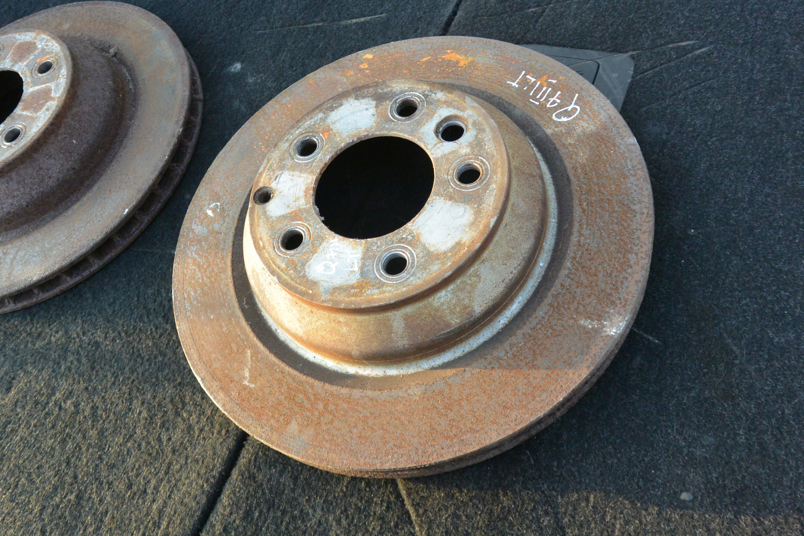 disc brake rear part right left KPL AUDI Q7 4L