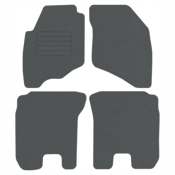 Honda City 02-08 velurové koberce Comfort Šedé