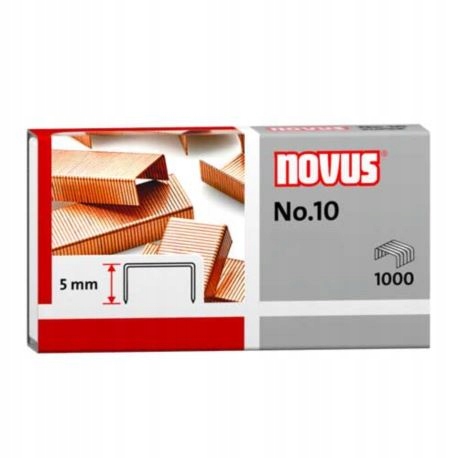 

Zszywki miedziane Novus 10 A'1000