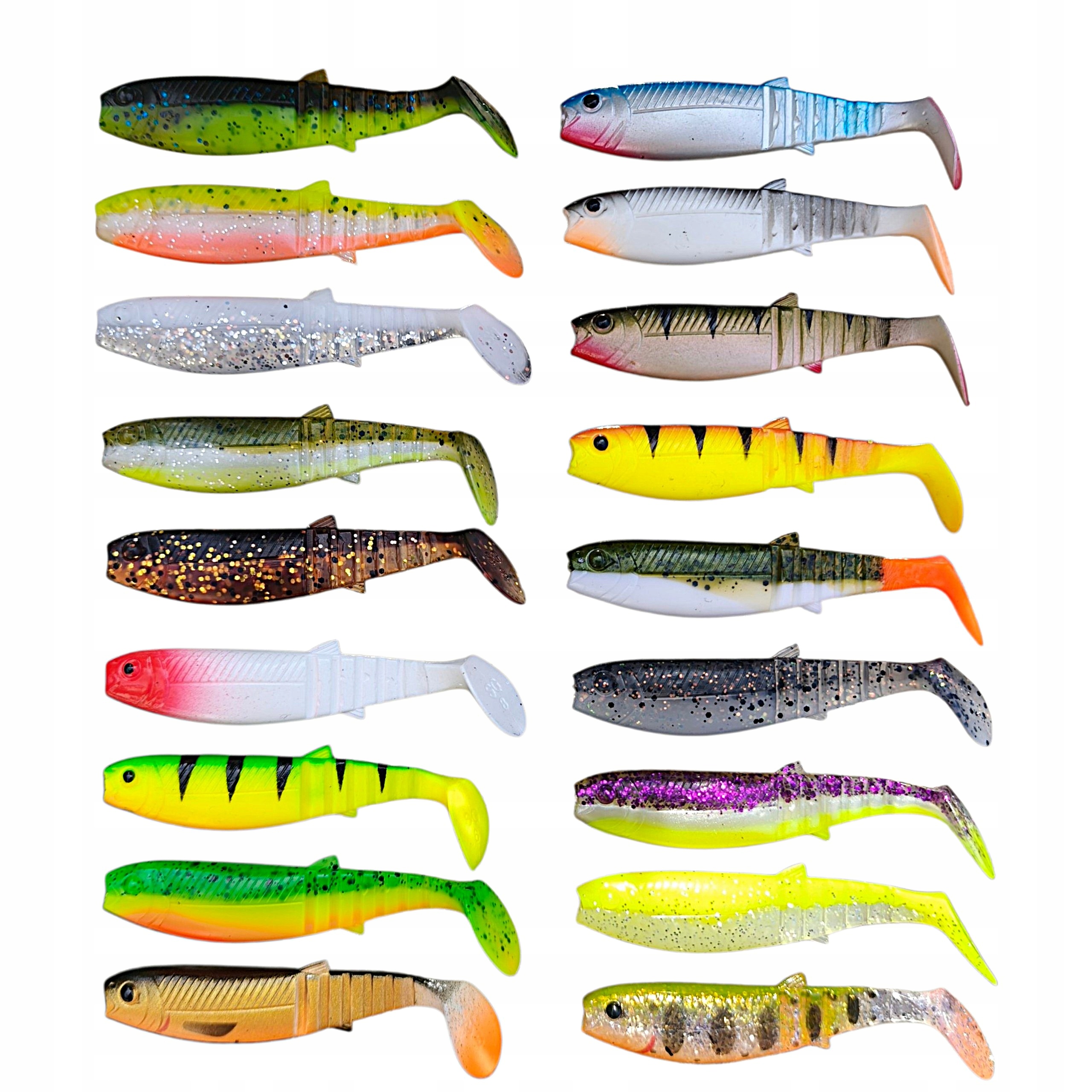 Gumy Na Szczupaka sandacza Cannibal Savage Gear 8CM Zestaw 18 Sztuk