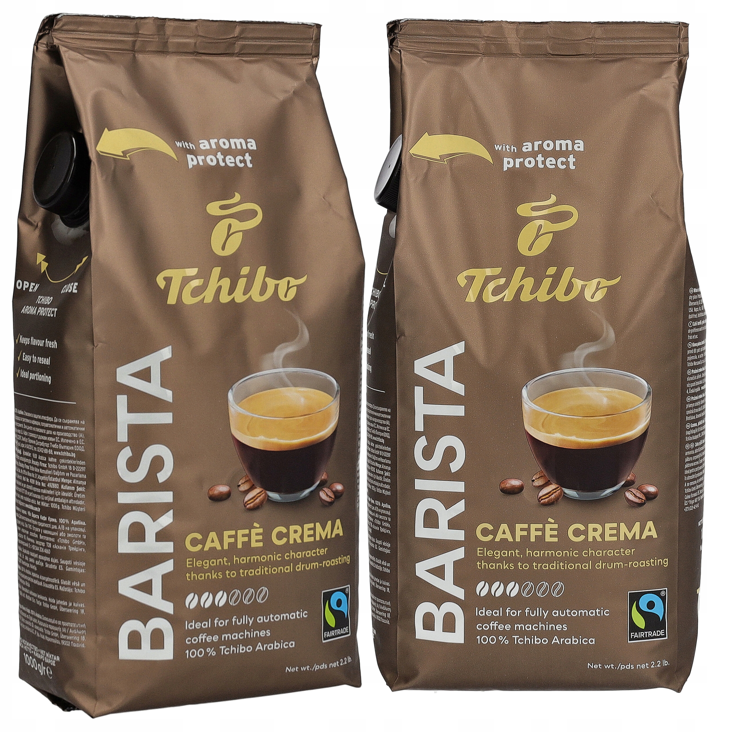 Kawa ziarnista Tchibo Barista Caffe Crema 2x1kg