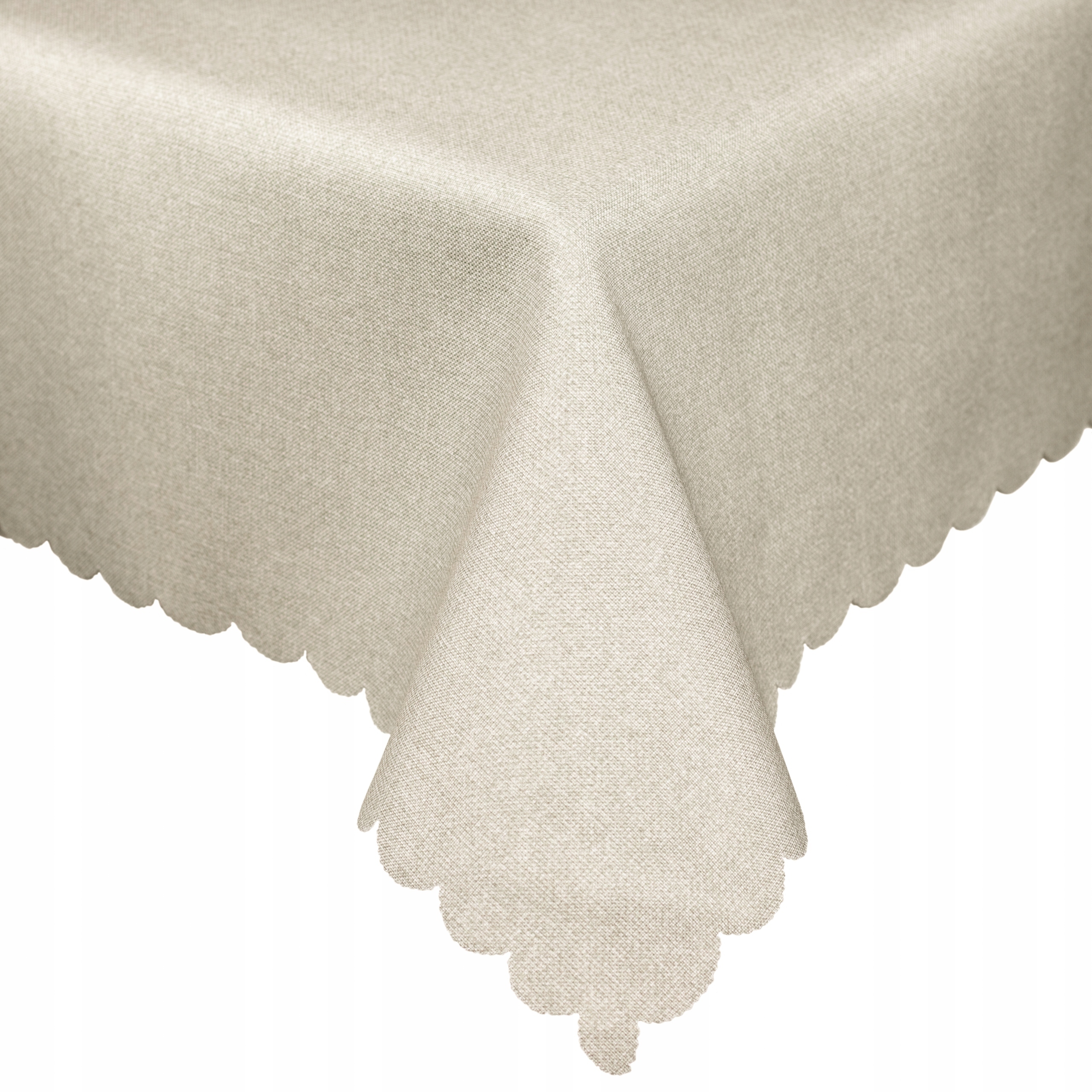 Obrus plamoodporny 130x200 cm Beżowy Wodoodporny Obrusy na stół do salonu