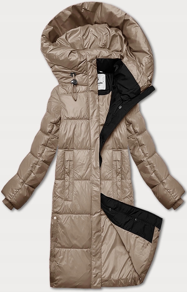 Zimní Bunda Kapuce LU-238001 Kakao M (38)