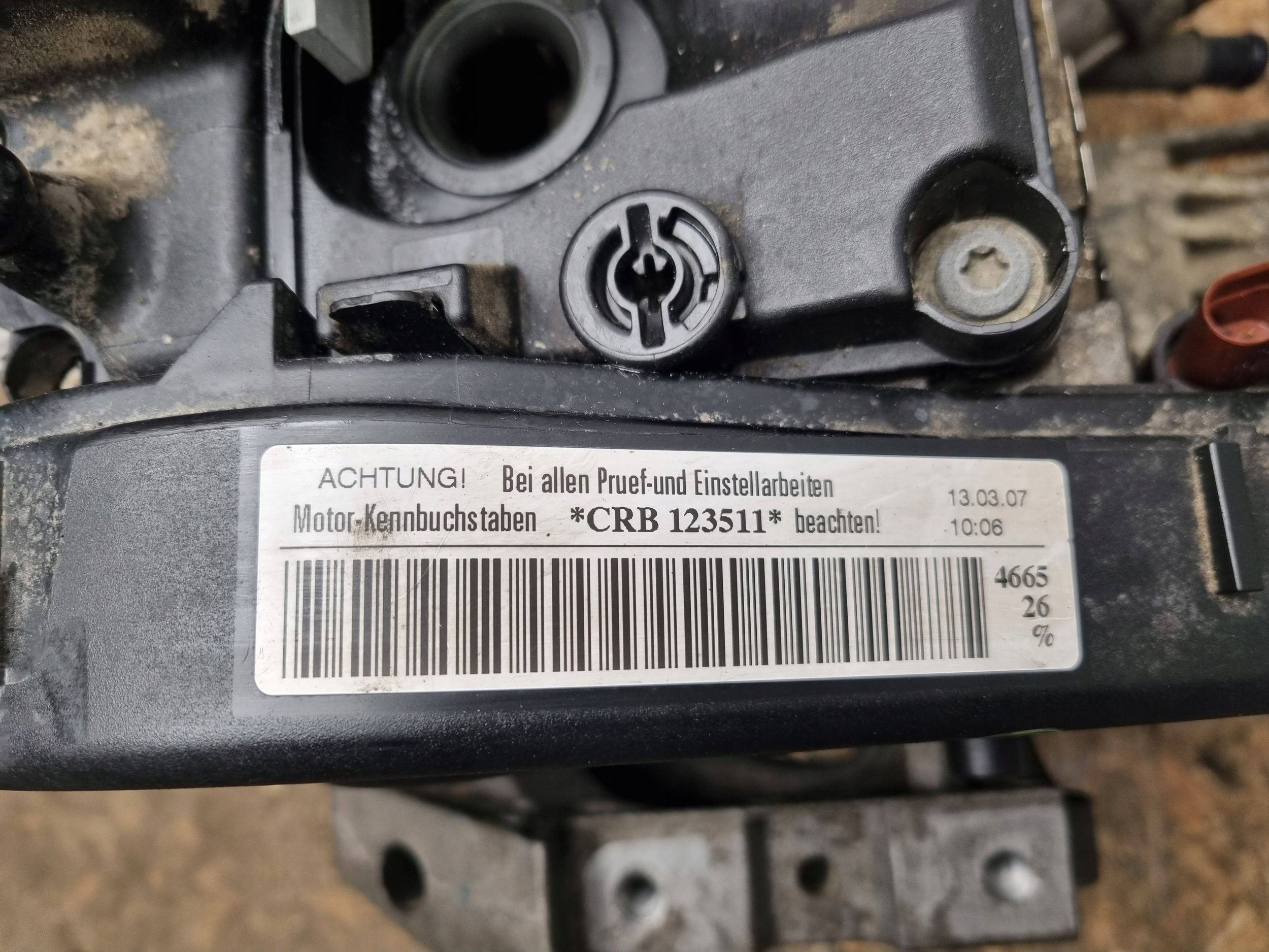 engine CRB VW GOLF VII A3 8V OCTAVIA III LEON III 2.0TDI unprotected pillar