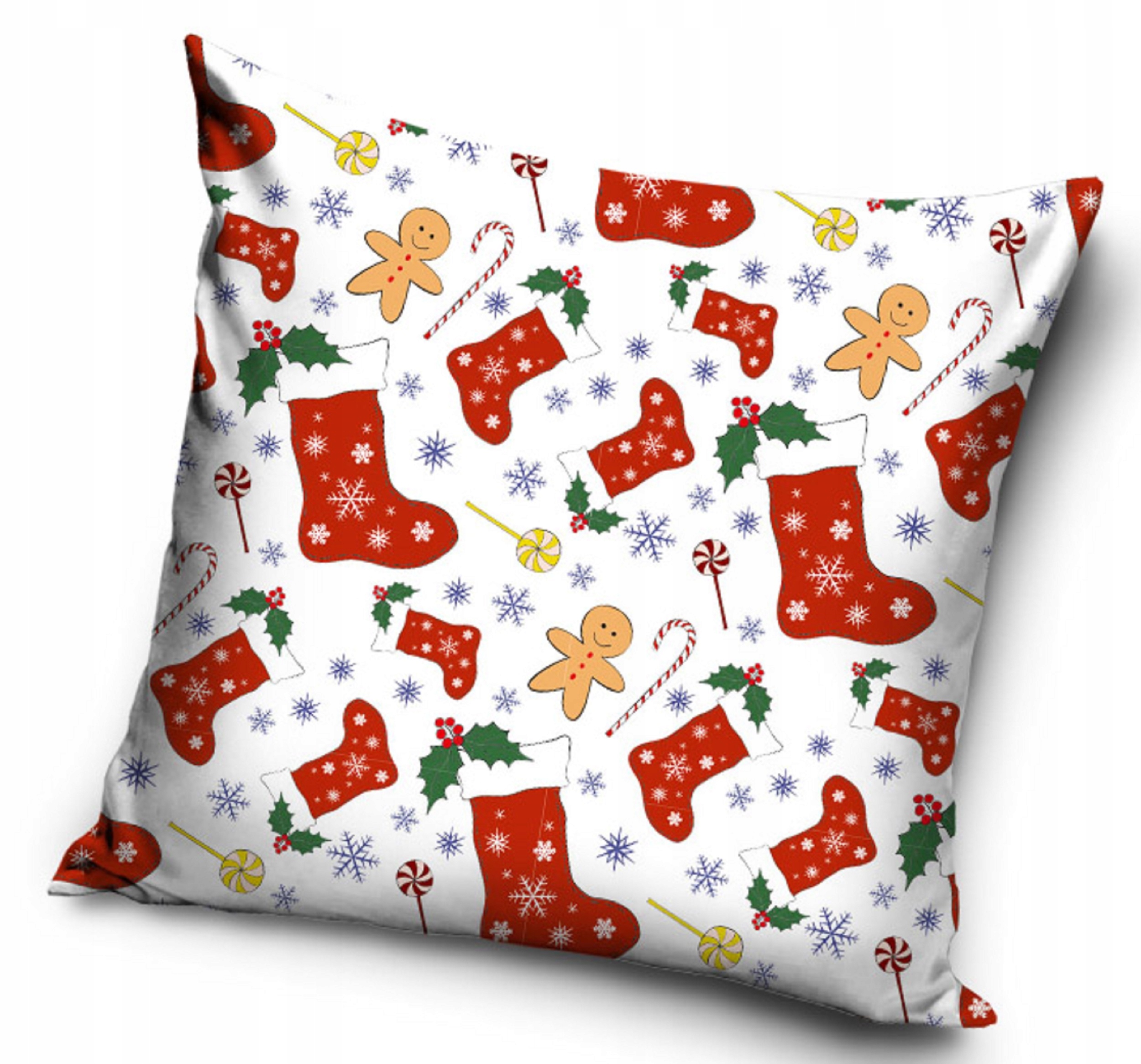 

poszewka 40x40 świąteczna mikołaj Xmas pierniczki