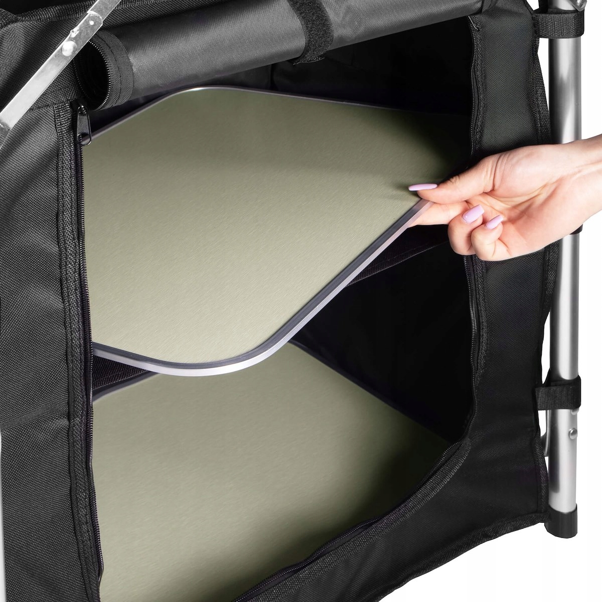 KUCHNIA KEMPINGOWA TURYSTYCZNA SKŁADANA WALIZKA STOLIK NA BIWAK SZAFKA Marka Springos