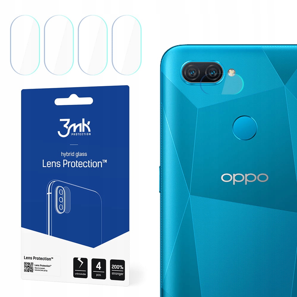 

4 szt Szkło na obiektyw aparatu do Oppo A12 - 3mk
