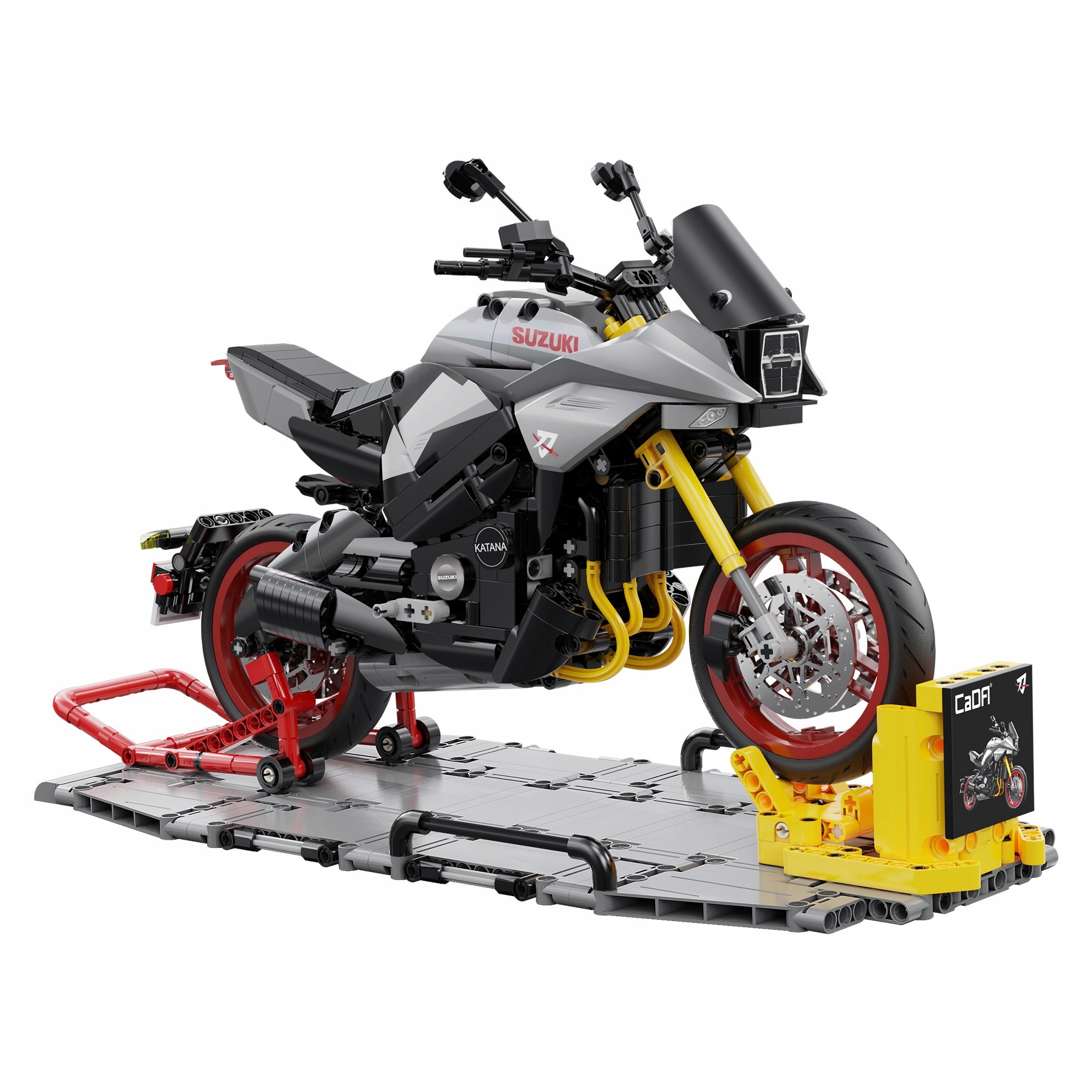 CADA KLOCKI SUZUKI KATANA MOTOR MOTOCYKL SAMURAJ 1104 EL. NA PREZENT Szerokość produktu 30 cm