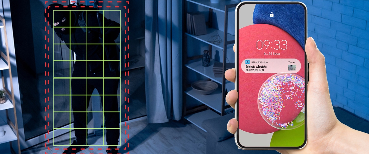 KAMERA Obrotowa IP PoE 4MPx PTZ-N4MP Kamera IP Hilook Dualight(IR+LED) Zasięg podczerwieni 30 m