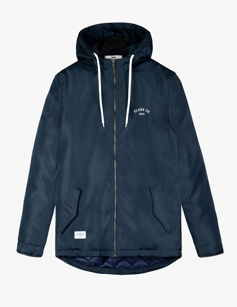 Zimní parka Elade námořnická modrá Zimní Bunda s kapucí XL