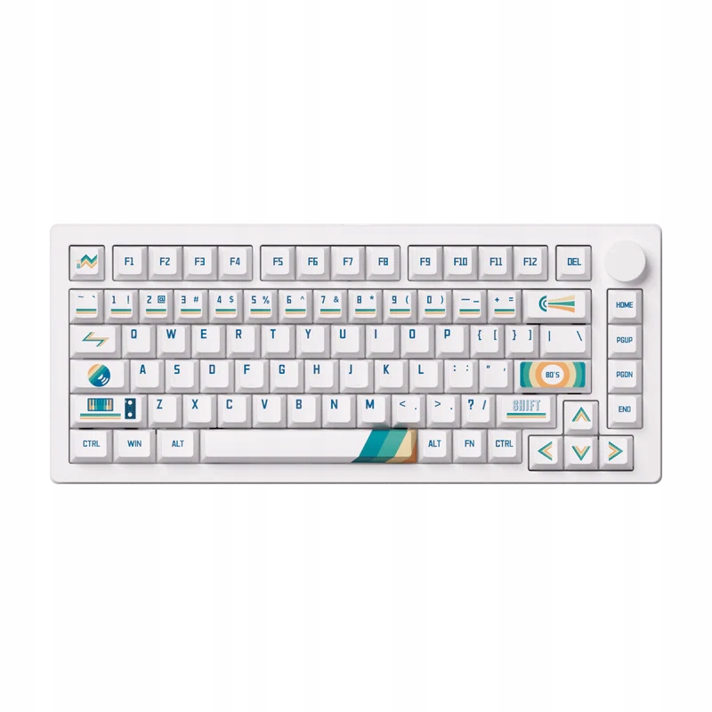 Klawiatura Mechaniczna Akko x MonsGeek M1 V5 Via 1980s Aluminium Botany