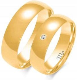 Zlatý snubní prsten 585 hladký klasický 9 10 11 dámský pánský s gravírováním