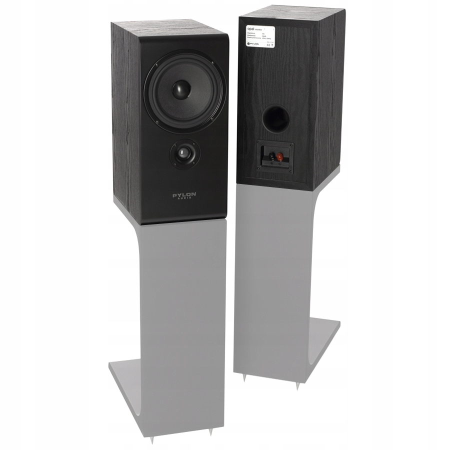 PYLON AUDIO OPAL MONITOR KOLUMNY+MASKOWNICE GRATIS Konstrukcja bass-reflex dwudrożne