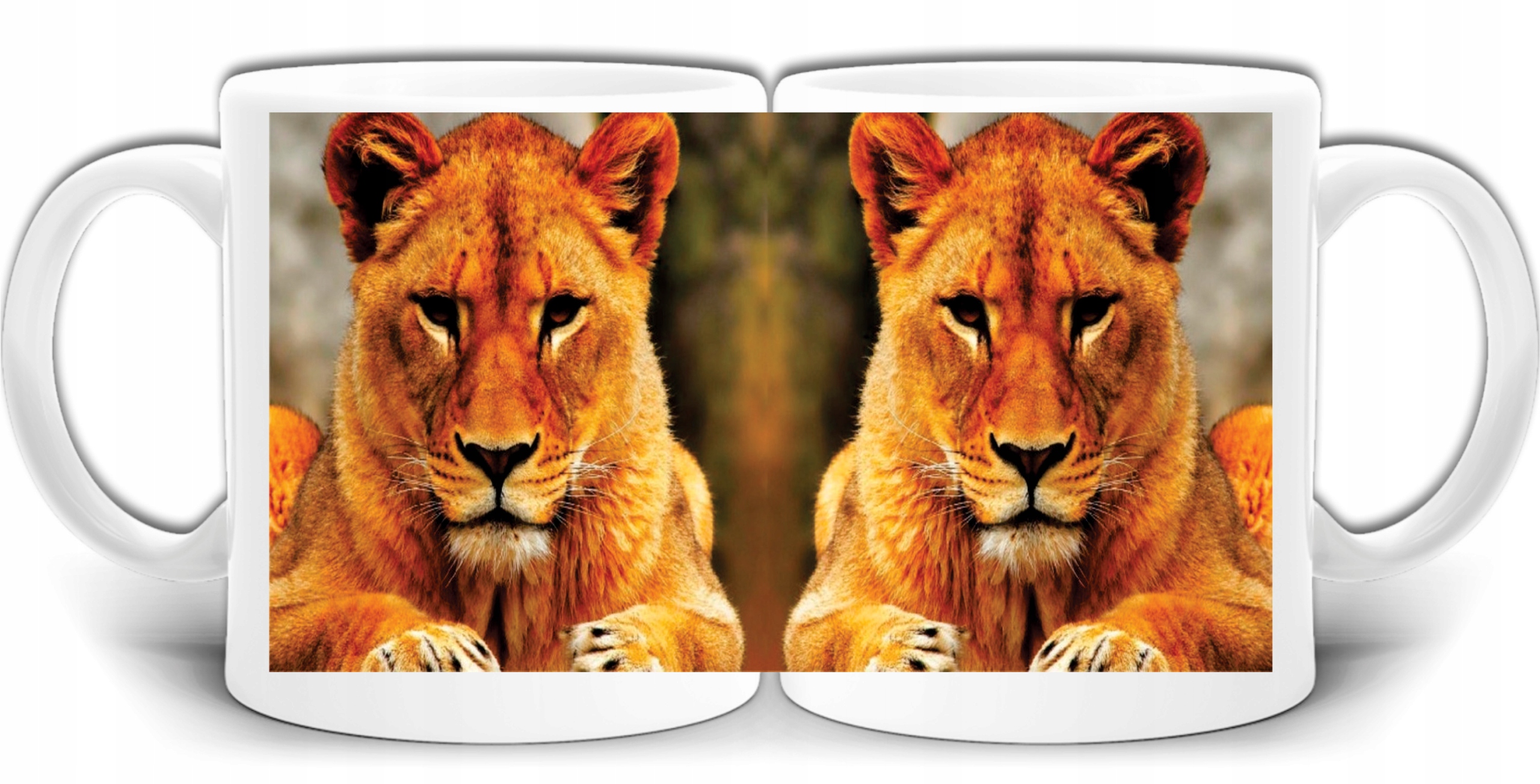 

Lew Lwica Zwierzęta Natura Kubek + Pudełko GW434