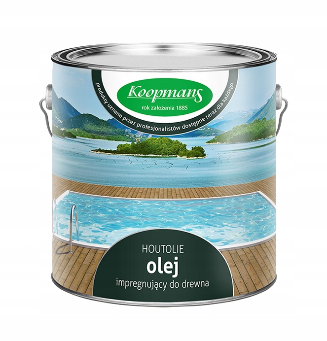 Koopmans Houtolie Olej drewna,tarasu 5L Kasztan Marka Koompans