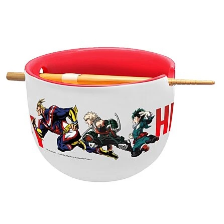 Miska na ramen My Hero Academia Ramen Bowl s hůlkami Jump 500 ml