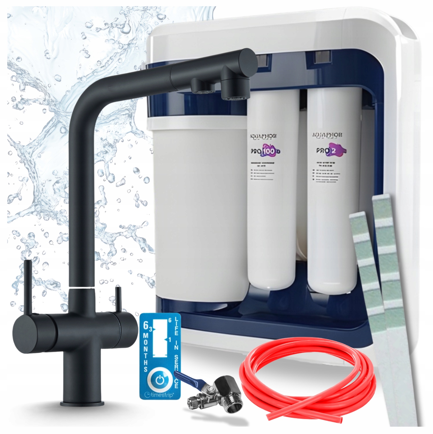 Stojící Kuchyňská Baterie A Filtr Reverzní Osmózy Aquaphor Ro 202S Pro Pzh