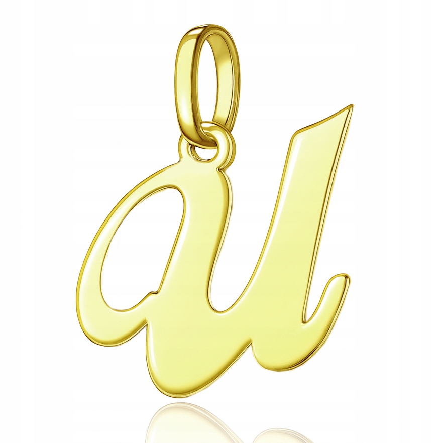 Zlatý Přívěsek 585 Písmeno U