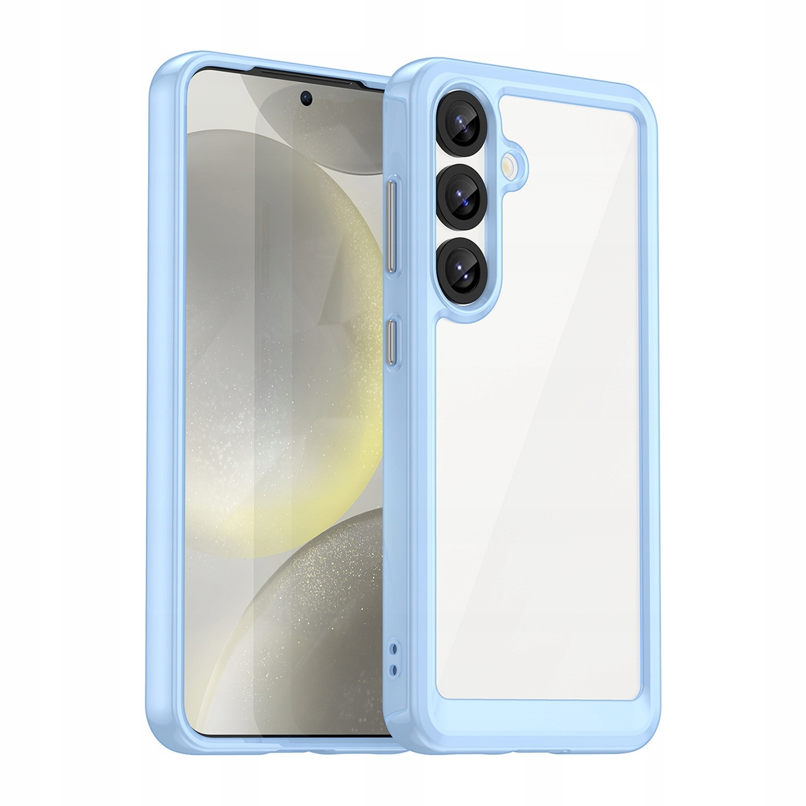 Etui silikonowe Outer Space Case z żelową ramką do Samsung Galaxy S25