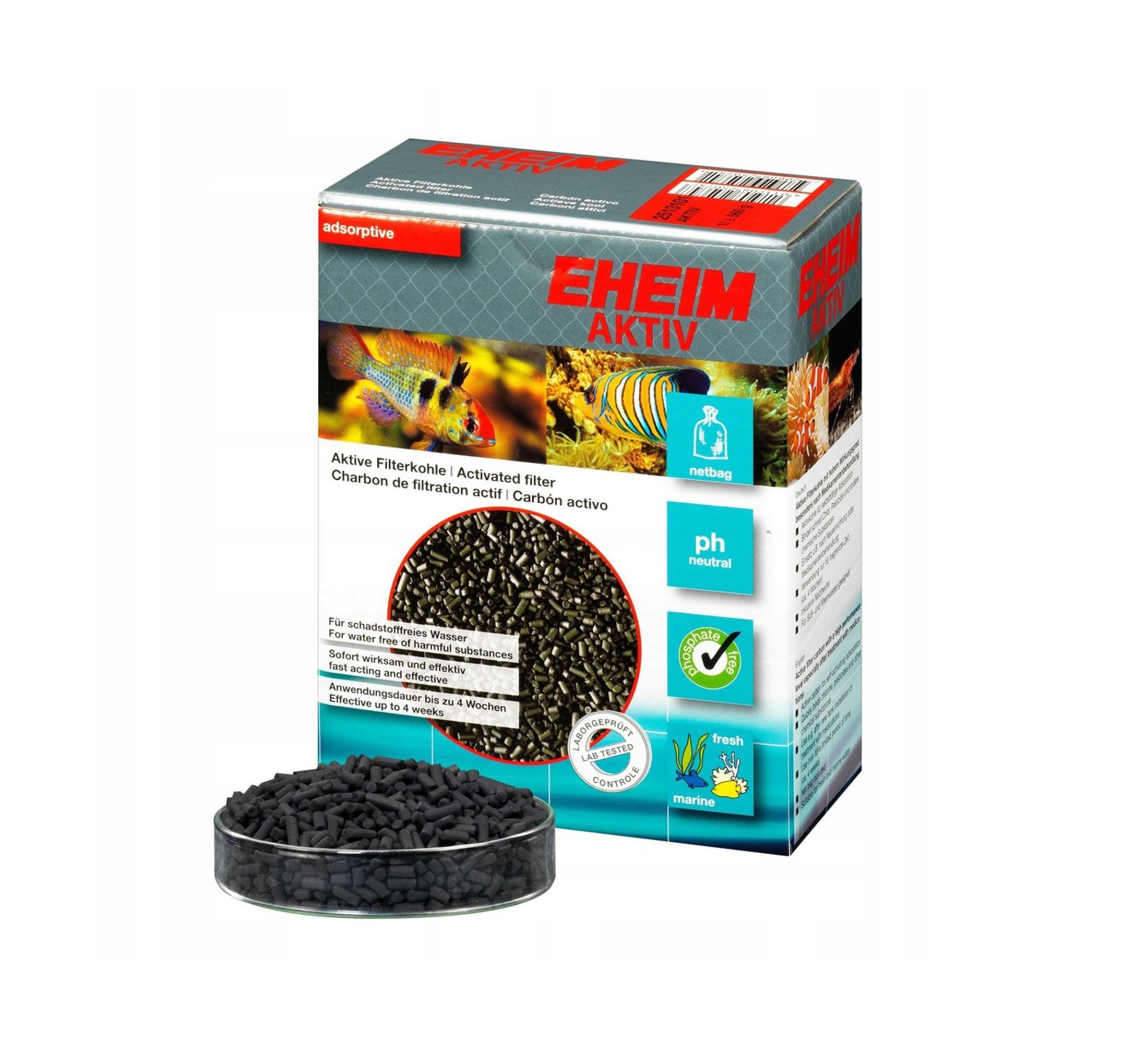 Eheim aktivní uhlí 1L pro filtr (2513101)