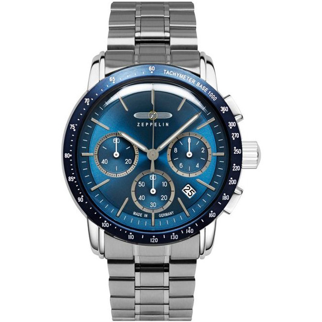 Pánské Hodinky Zeppelin 8878MB3 stříbrný náramek