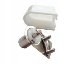 Wtyk antenowy kątowy bialy Model kl