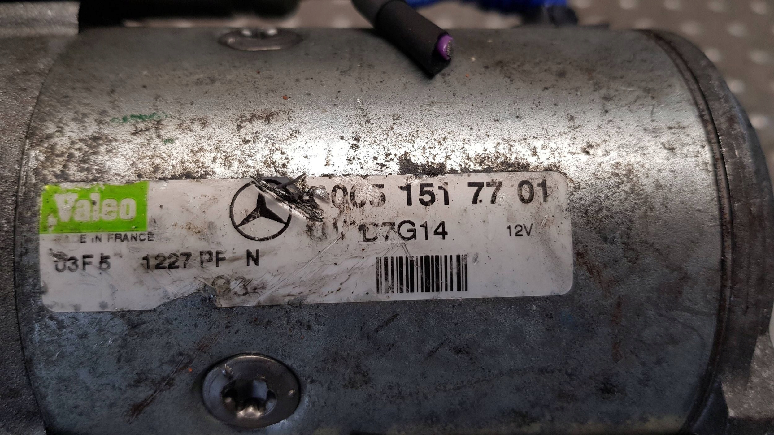 starter A0051517701 MERCEDES W211 W251 3.0 CDI