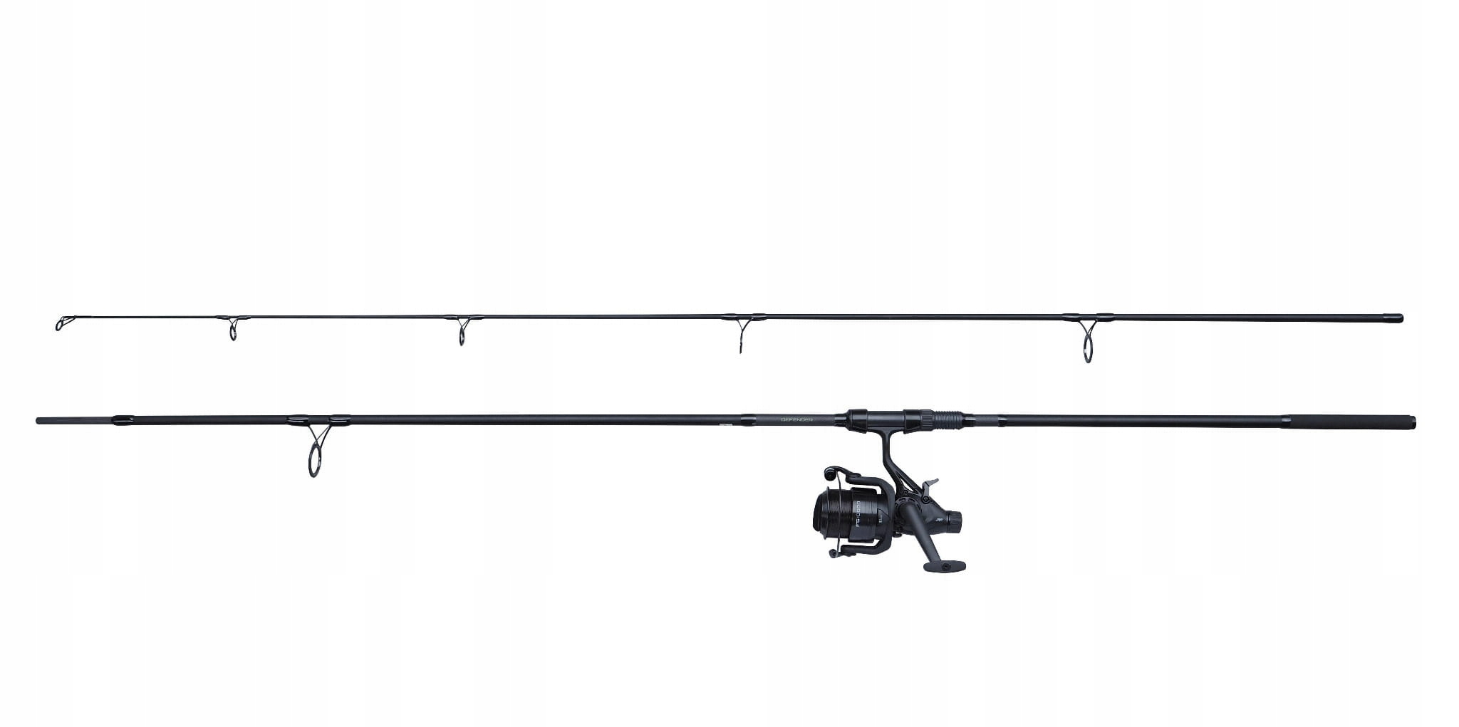 Wędka Karpiowa Z Kołowrotkiem Zestaw Jrc Defender 12ft 3lb 3-składy