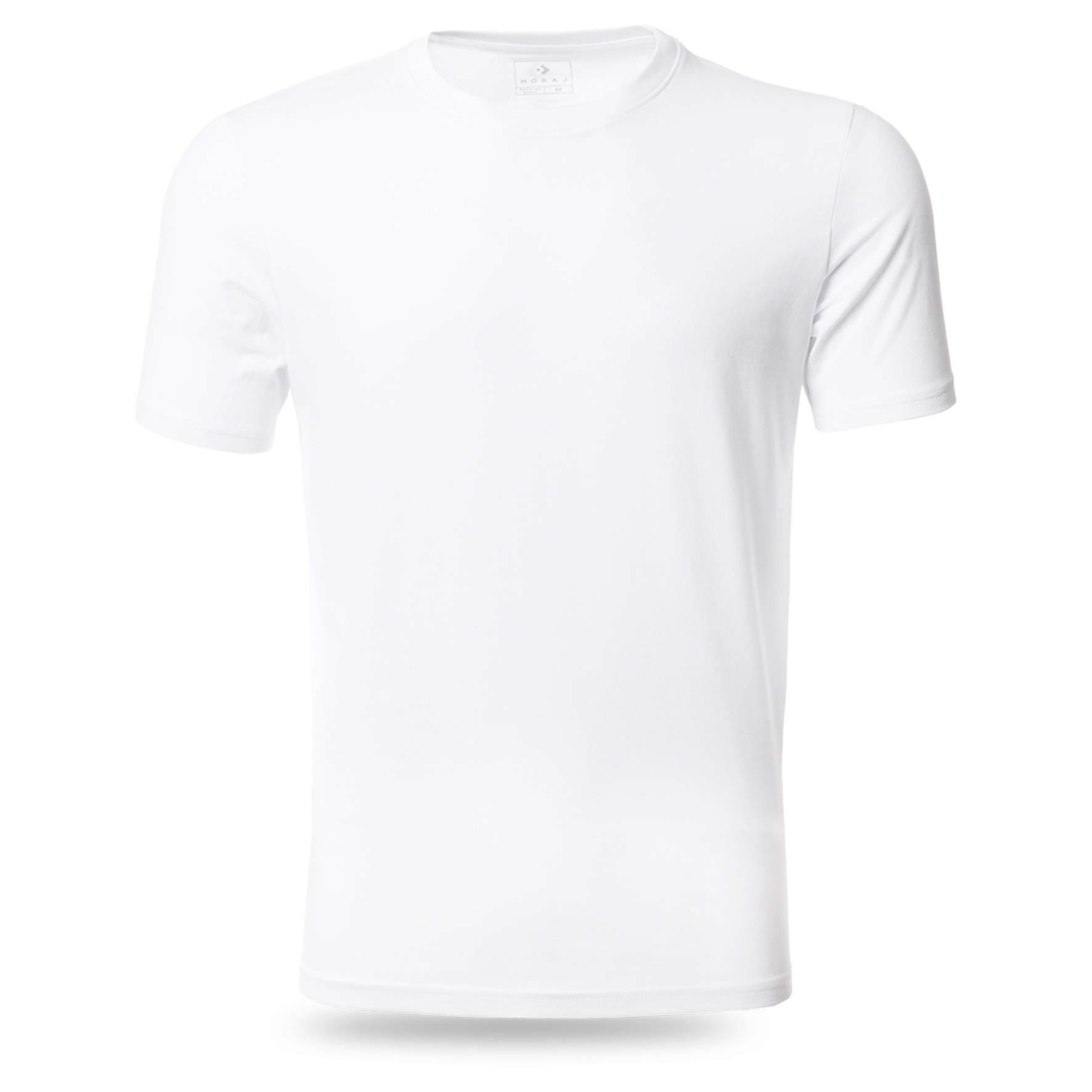 KOSZULKA MĘSKA MORAJ T-SHIRT BAWEŁNIANY NA CO DZIEŃ SPORTOWA ZESTAW 3-PAK Wzór dominujący bez wzoru