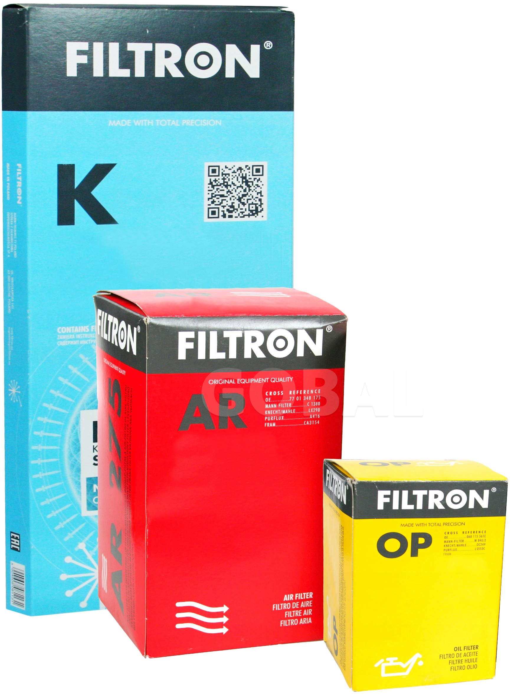 

Zestaw 3 Filtrów Ford Fiesta VII MK7 1.25 1.4 1.6