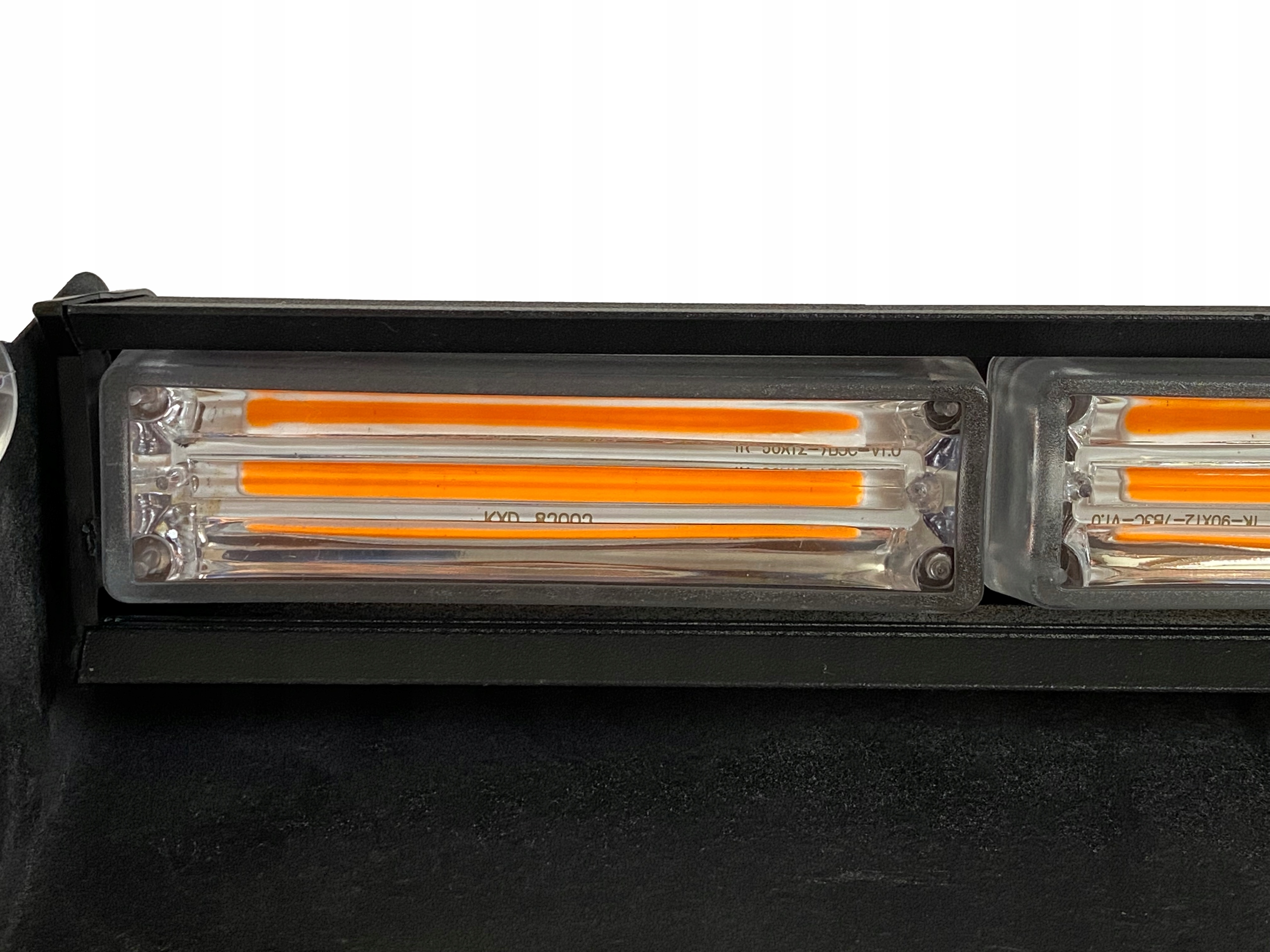 STROBOSKOP NA SZYBĘ KOGUT LAMPA POMARAŃCZOWA LED laweta przyssawki 3 TRYBY Kolor pomarańczowy