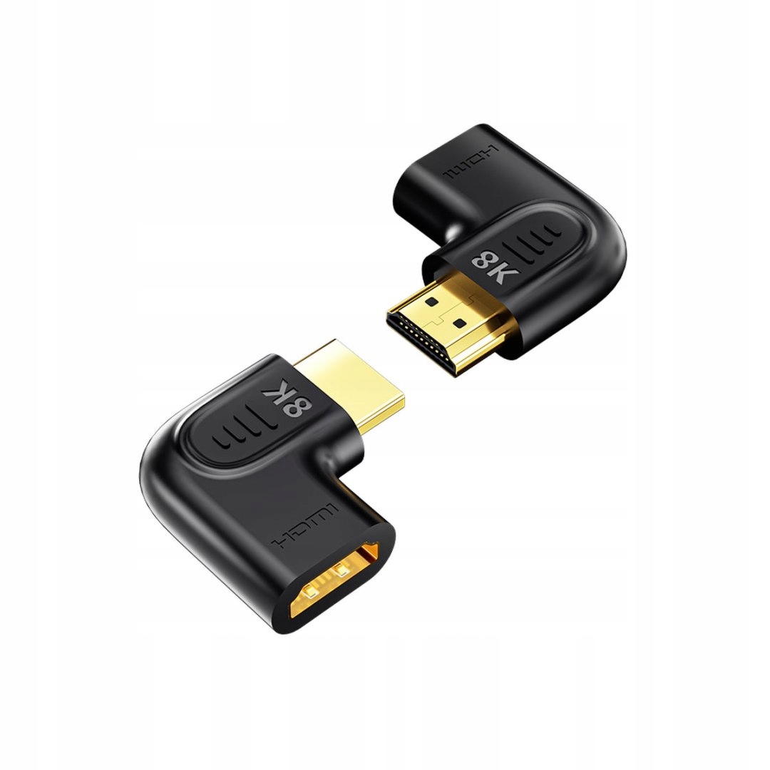 Unitek A1047ABK03 Kątowy Płaski 8K HDMI 90 i 270 stopni