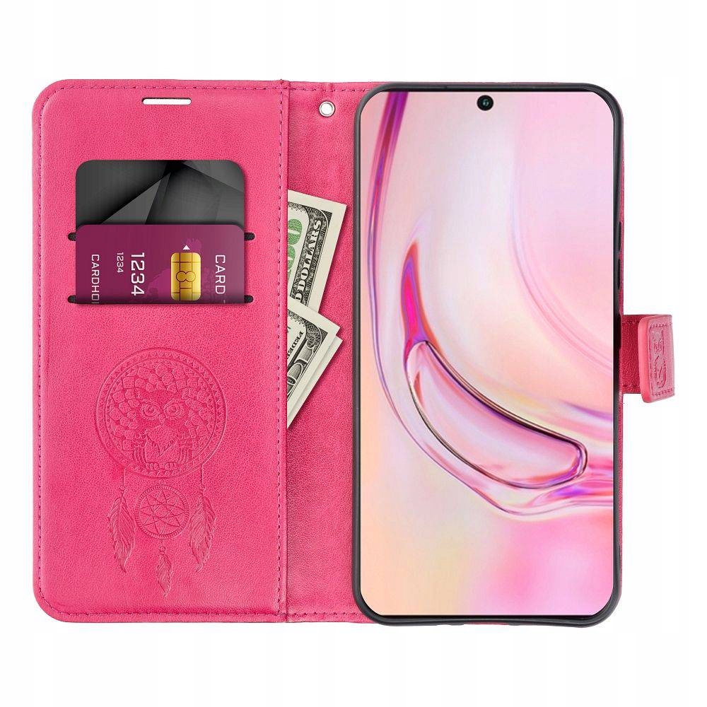 Etui Mezzo Book Do Xiaomi Redmi 15C Łapacz Snów Magenta
