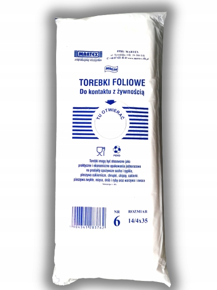 

Woreczki foliowe Hdpe Śniadaniowe 22X35 14/4X35