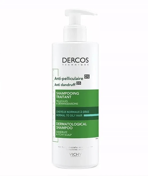 Vichy Dercos Szampon przeciwłupieżowy Tłuste 390 ml
