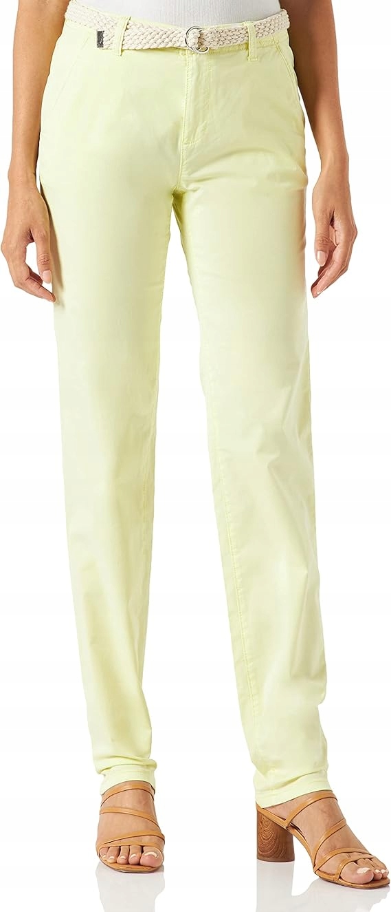 Esprit Dámské Jednoduché Žluté Kalhoty S Klasickým Páskem 30/30 6FA