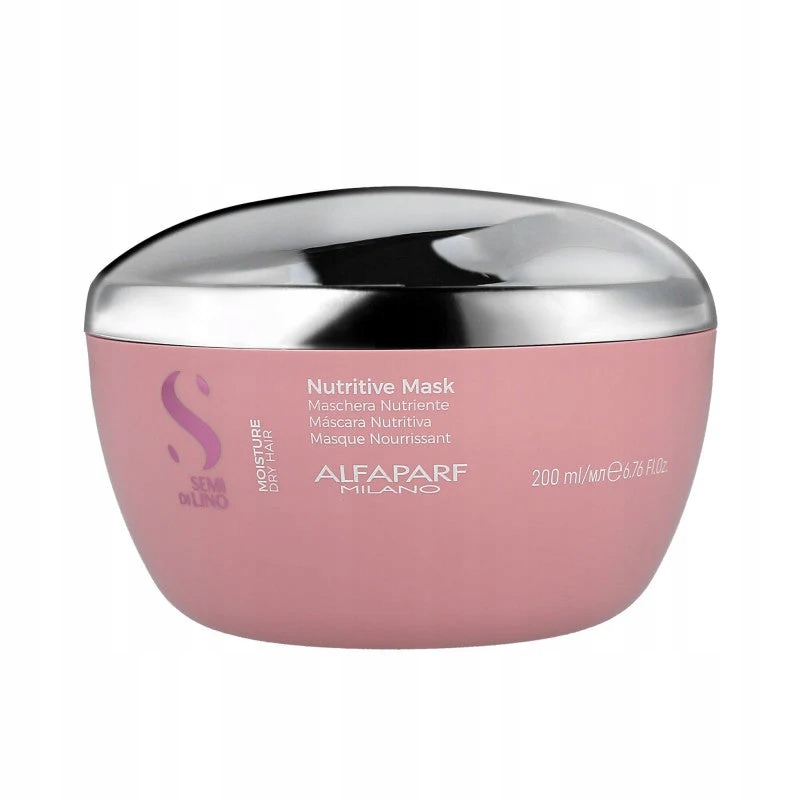 Alfaparf Semi DI Lino Moisture Vyživující maska pro suché vlasy 200 Ml