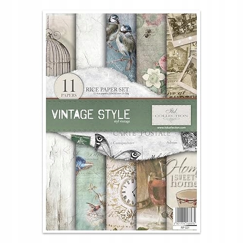 Vícebarevný Rýžový Papír (vintage Styl) 29 7 X 21 CM, Vícebarevný