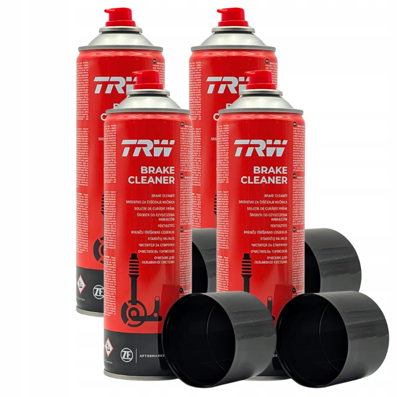 Zmywacz hamulcow tarcz hamulcowych uniwersalny Trw Brake Cleaner 500ml x4